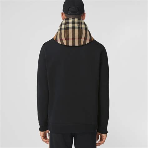 burberry hood|black burberry hoodie.